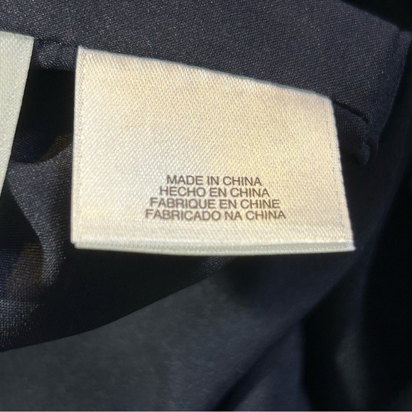 Jones New York Sleeveless Tri-Color Stretch Crepe Dress Tie Navy Size 6 NEW NWT - Picture 14 of 16